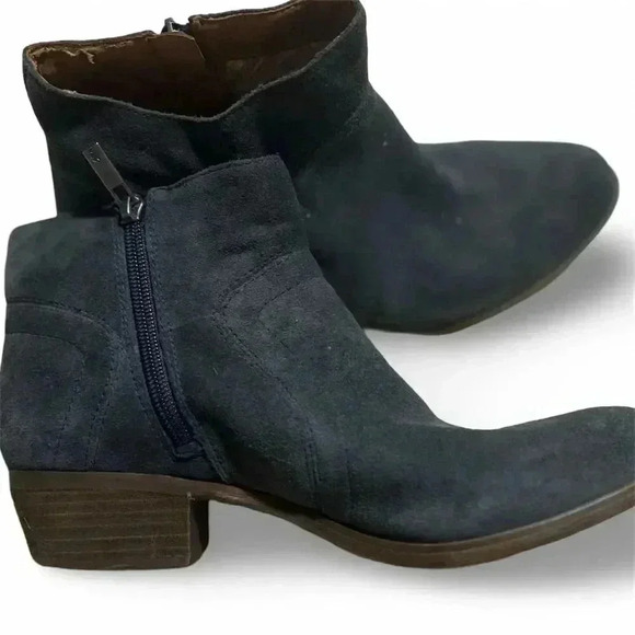 Lucky Brand Brolley Women's Suede Ankle Booties Gray Size 8.5 M - Picture 3 of 5